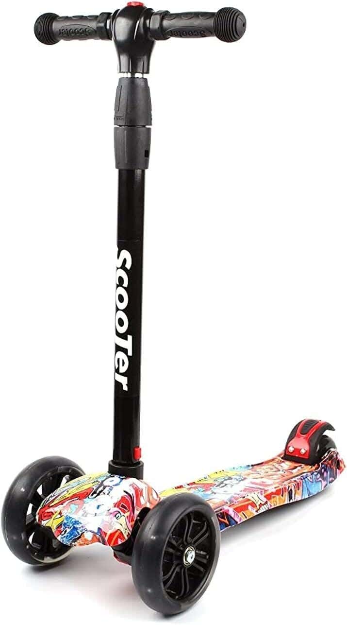 Scooter For Children, Suitable For Ages 3 Years And Above - Multicolor