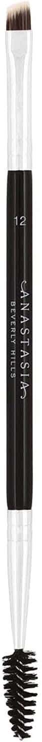 Eyebrow And Eyelash Brush - Silver Black