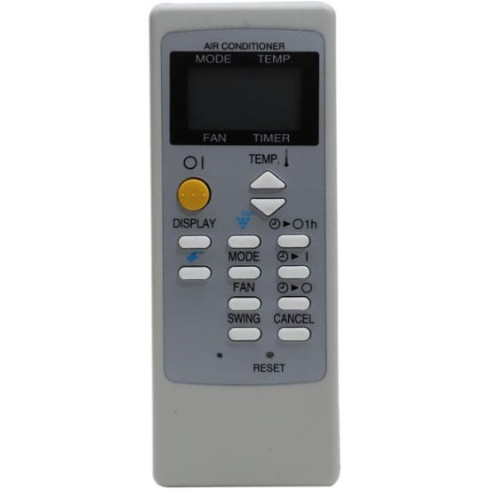 Remote Control For An Air Conditioner Compatible With Sharp Devices, Hdf-Shrp Ac-76 - White