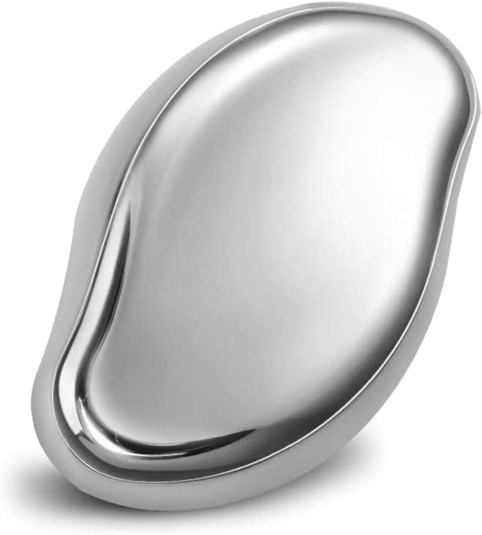 Painless hair removal and peeling tool - silver