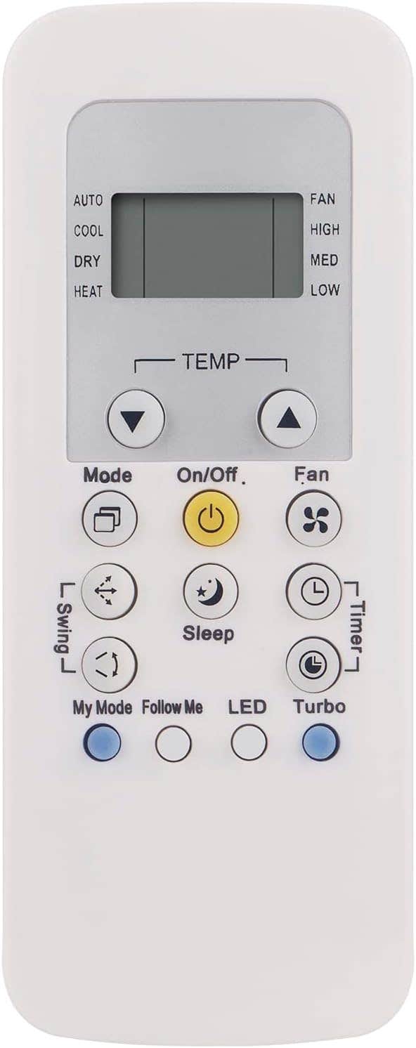 Remote Control Compatible With Carrier, Bjkj-Rg56N/Bgef-Jkjbeu - White
