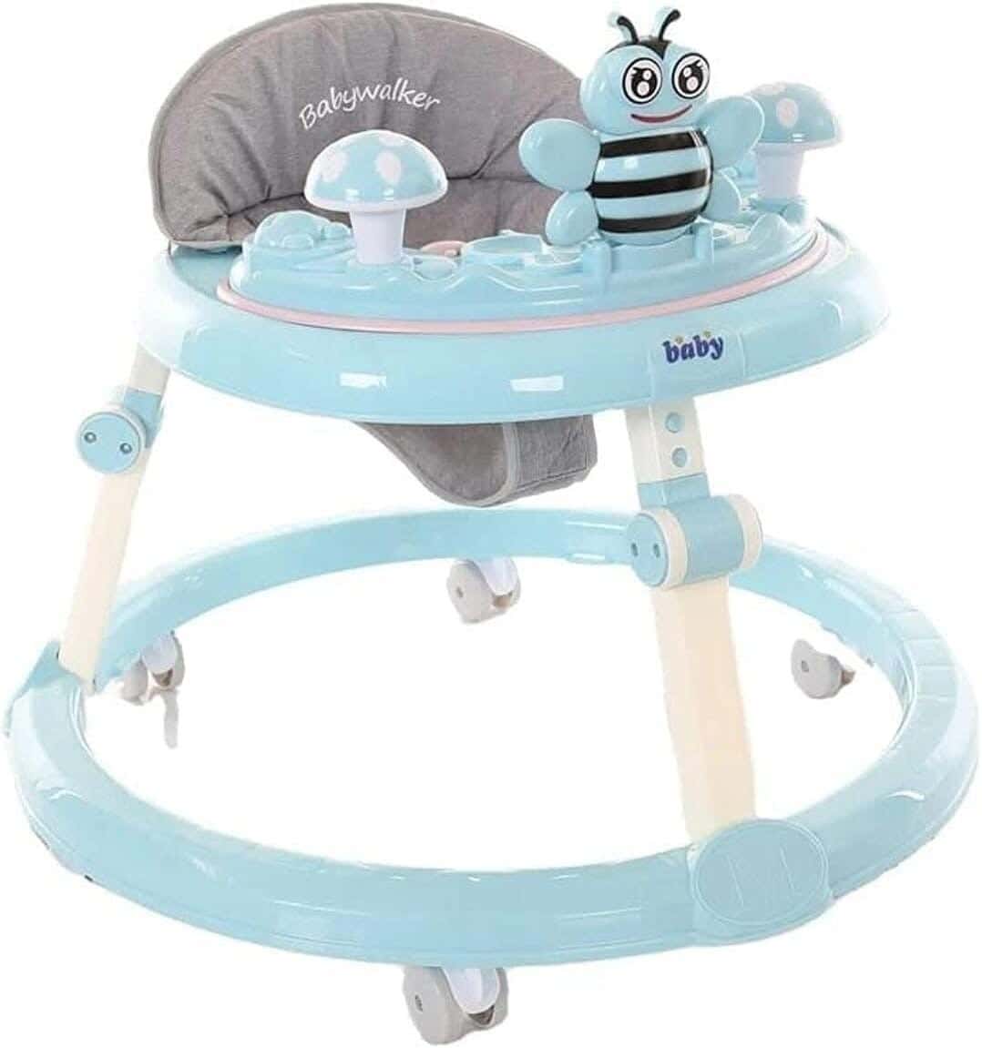 Baby Walker, Helping The Child Learn To Walk - Blue Grey