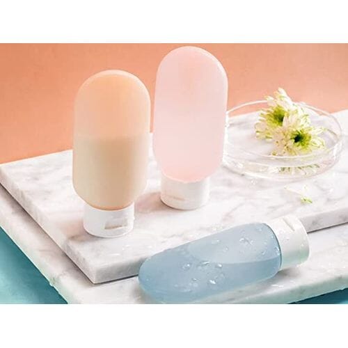 Get Silicone Travel Bottle, Squeeze, Refillable, Leak Proof, 90Ml ...