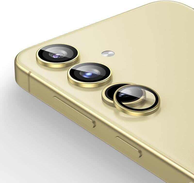 Samsung Galaxy S24 Lens Protector - Transparent Gold