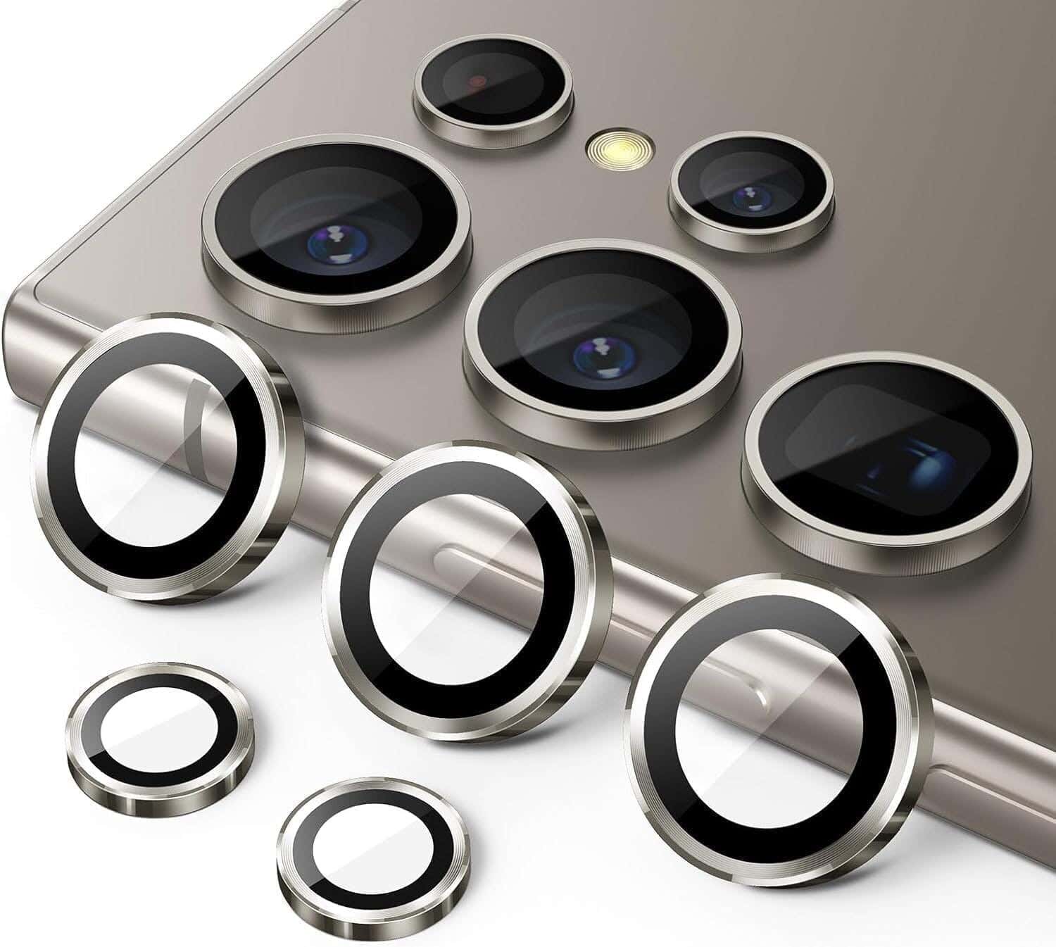 Samsung Galaxy S25 Ultra Lens Protector - Clear Gray