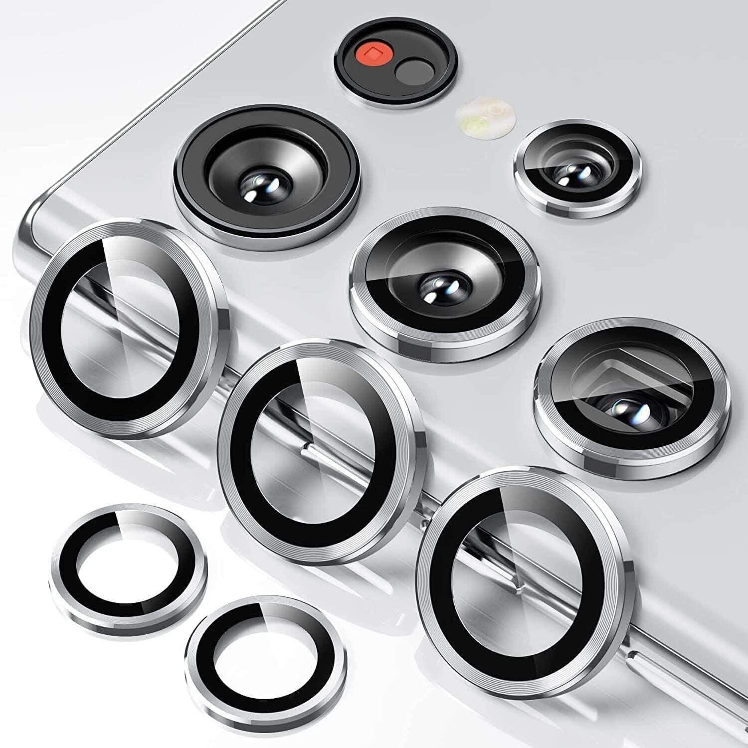 Samsung Galaxy S25 Ultra Lens Protector - Clear Silver