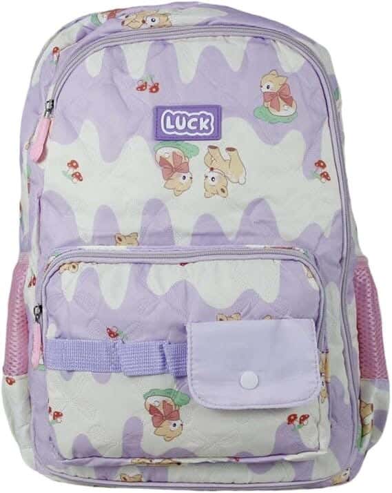 Waterproof Travel Backpack Bag, Large Capacity & Multiple Pockets Durable, 46x32x17 cm, for kids - Purple