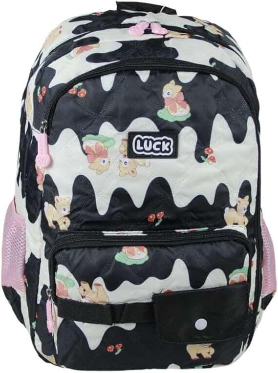 Waterproof Travel Backpack Bag, Large Capacity & Multiple Pockets Durable, 46x32x17 cm, for kids - Black