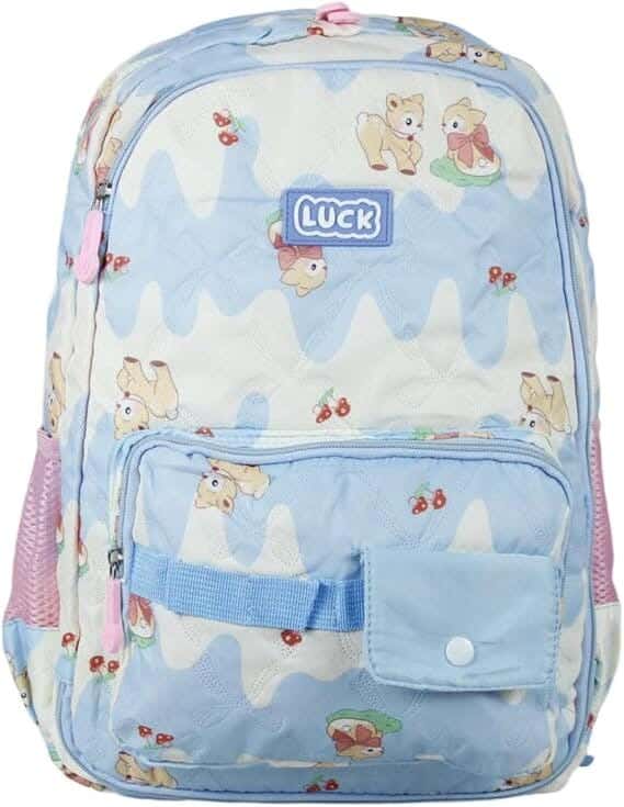 Waterproof Travel Backpack Bag, Large Capacity & Multiple Pockets Durable, 46x32x17 cm, for kids - Blue