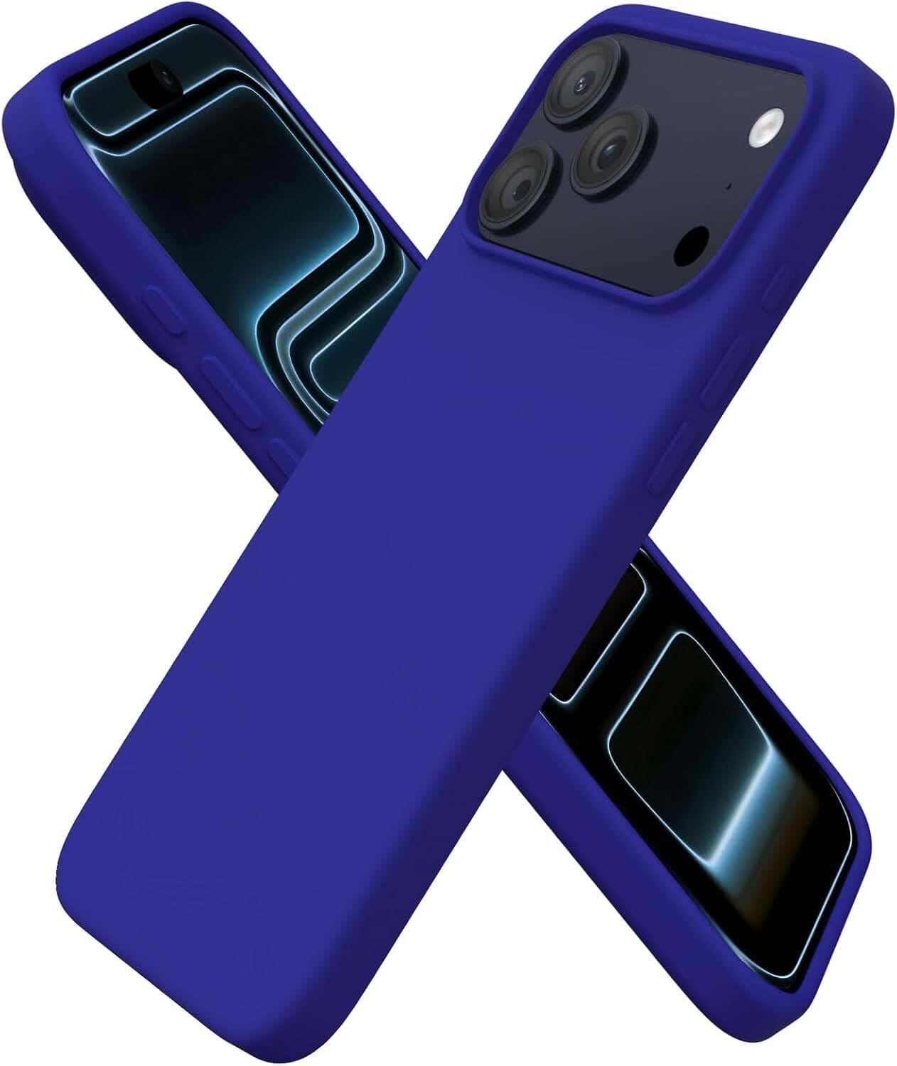 iPhone 17 Pro Max Silicone Mobile Case - Blue