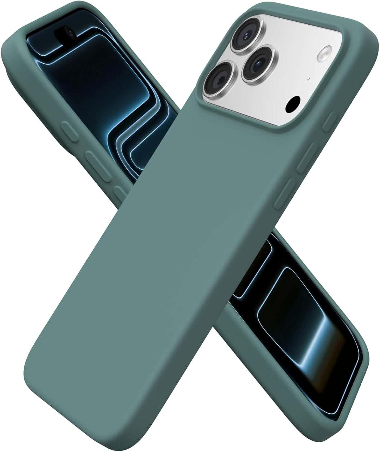iPhone 17 Pro Max Silicone Mobile Case - Green