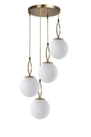 Metal Ceiling Chandelier, 70×35 Cm - Gold