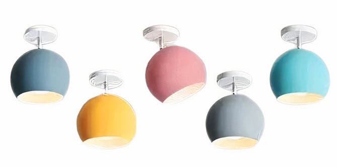 Metal Ceiling Chandelier, 20×100 Cm - Multicolor