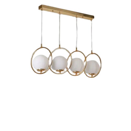 Metal Ceiling Chandelier, 40×80 Cm - Gold