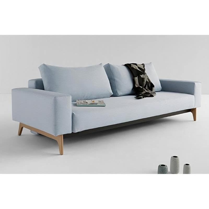 Red Beech Wood Sofa, 85×200×85 cm - Cyan