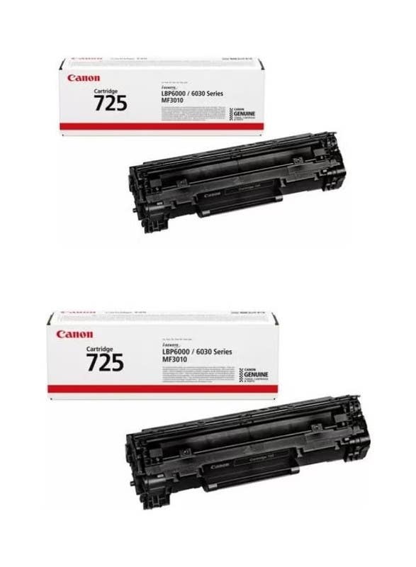 Canon Laser Toner Cartridge, 725, CRG-725 - Black