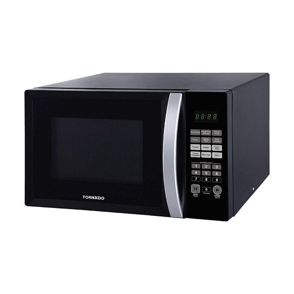 Tornado TMD-36GE-BK Microwave Oven with Grill, 36 Liter, 1000 Watt – Black