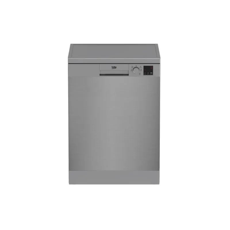 Beko DVN05322ST Dishwasher, 5 Programs, 13 Place Settings, 60 cm - Silver
