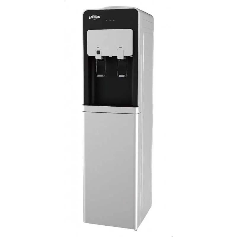 Bergen Water Cooler BY-509 BS, 2 Taps, Cold & Hot - Silver Black