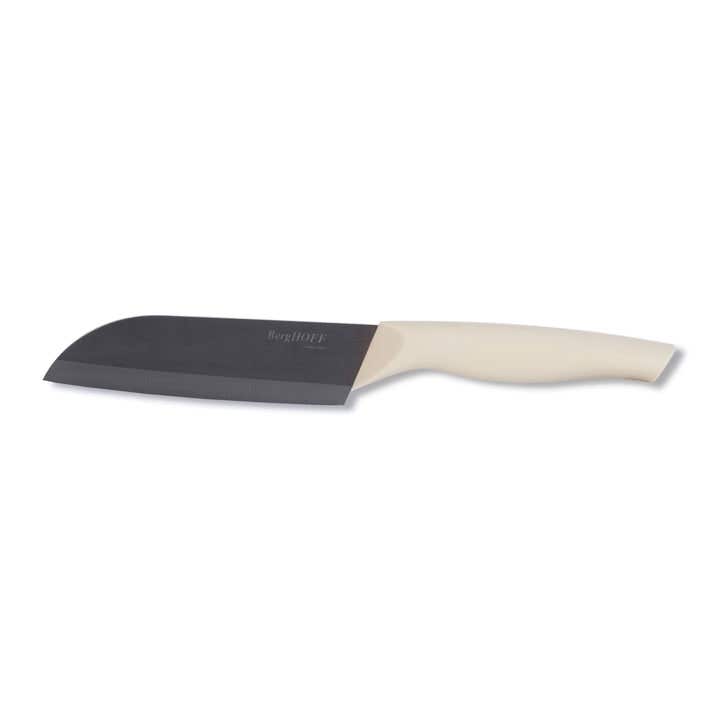 Berghoff Essentials Ceramic Santoku Knife , 14 cm - Black Beige