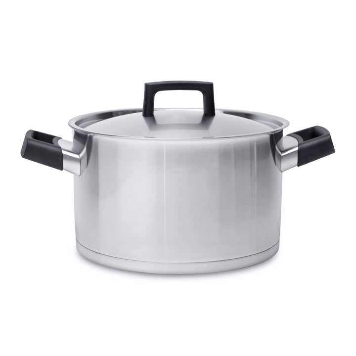 Berghoff Ron Stainless Steel Pot with Lid , 24 cm - Silver