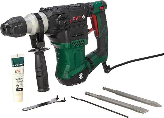 DWT BH13-32VB Drilling And Crushing Hammer, 32 Mm, 1300 Watt - Green Black