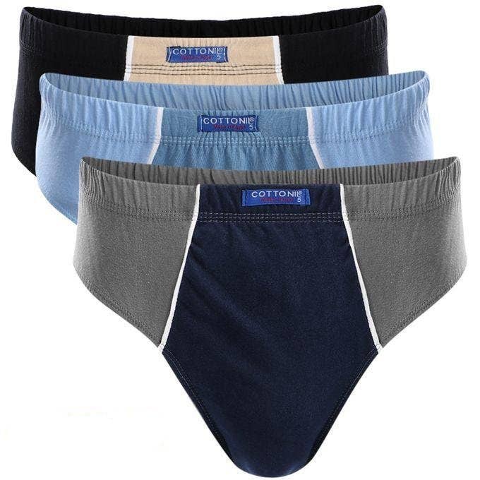 Cottonil Men's Boxer Set, 3 Pieces, M - Multicolor