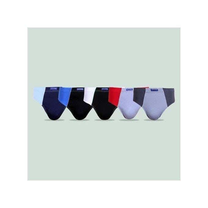 Cottonil Men's Boxer Briefs Set, 5 Pieces, M - Multicolor