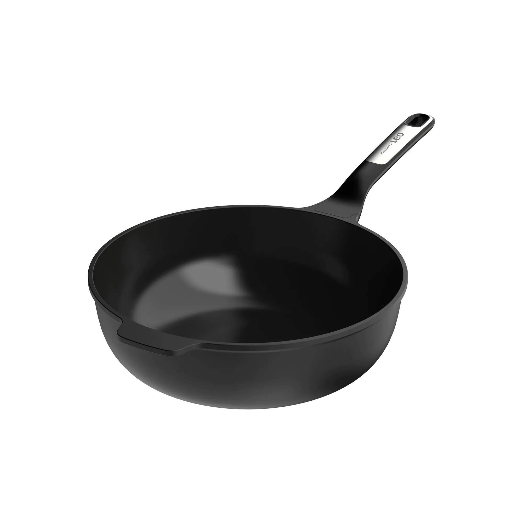 Berghoff Leo Phantom Ceramic Wok , 30 cm - Black