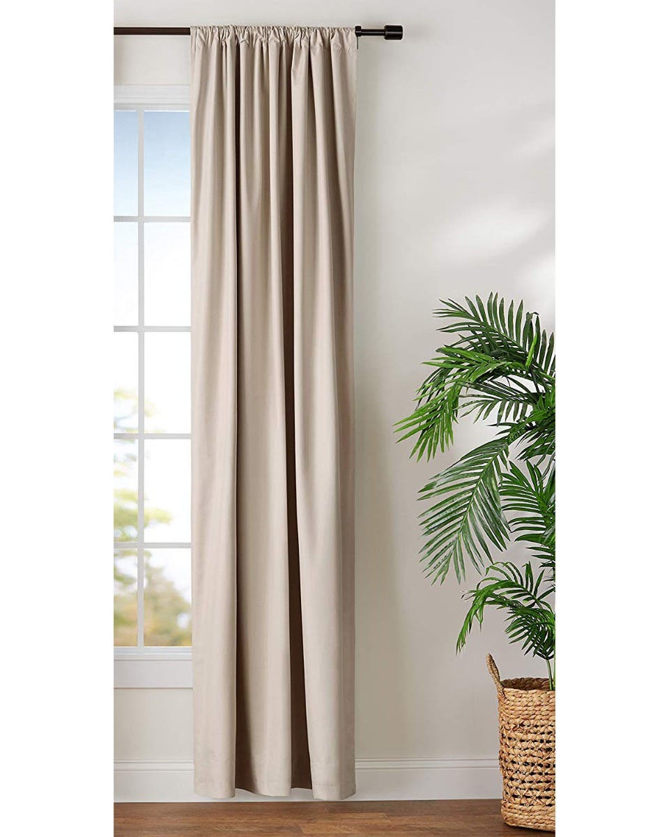 Polyester Curtain, 270×260 cm - Beige