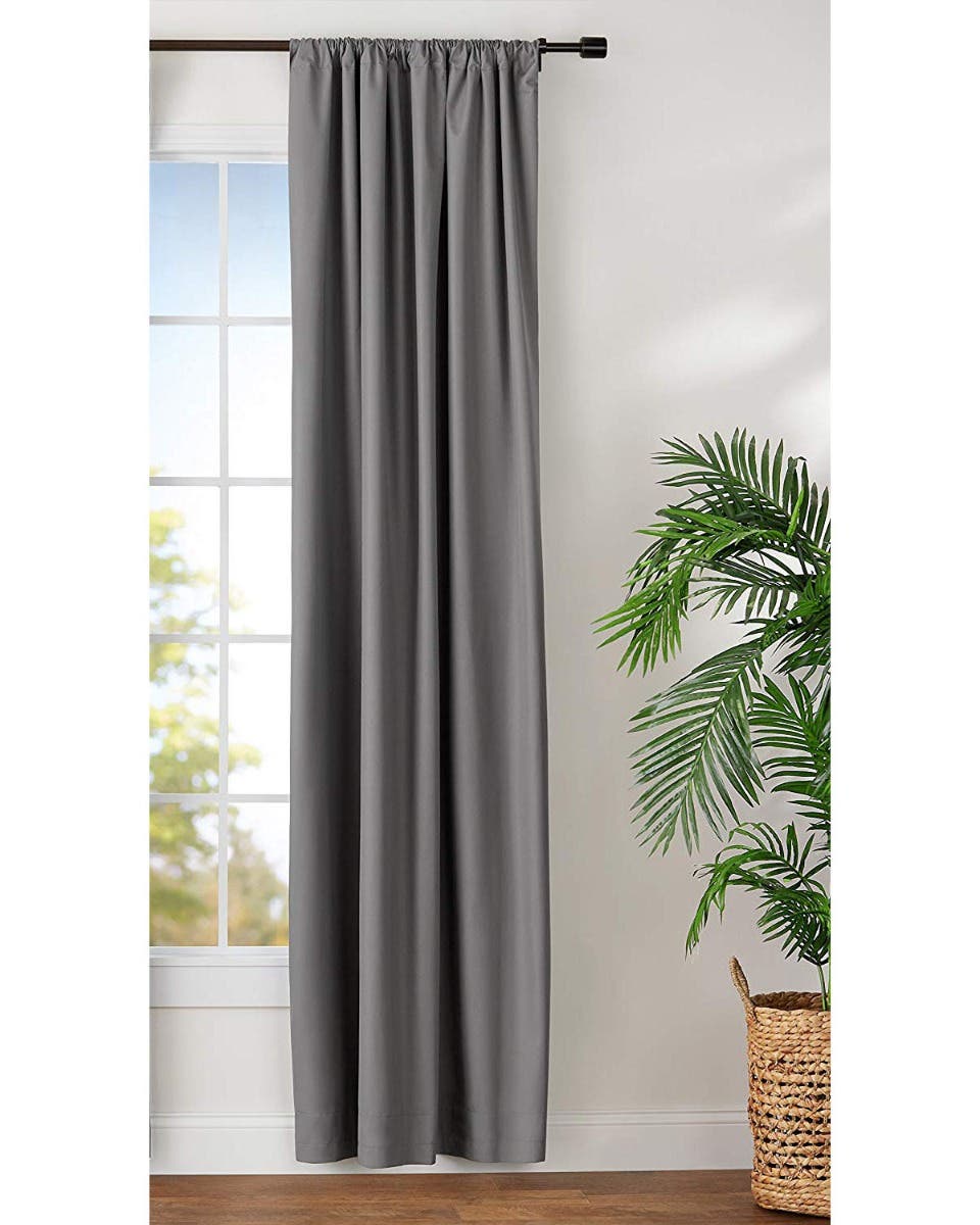 Polyester Curtain, 270×260 cm - Grey