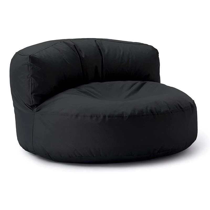 Cozy Twix Bean Bag, 50×90×90 cm - Black