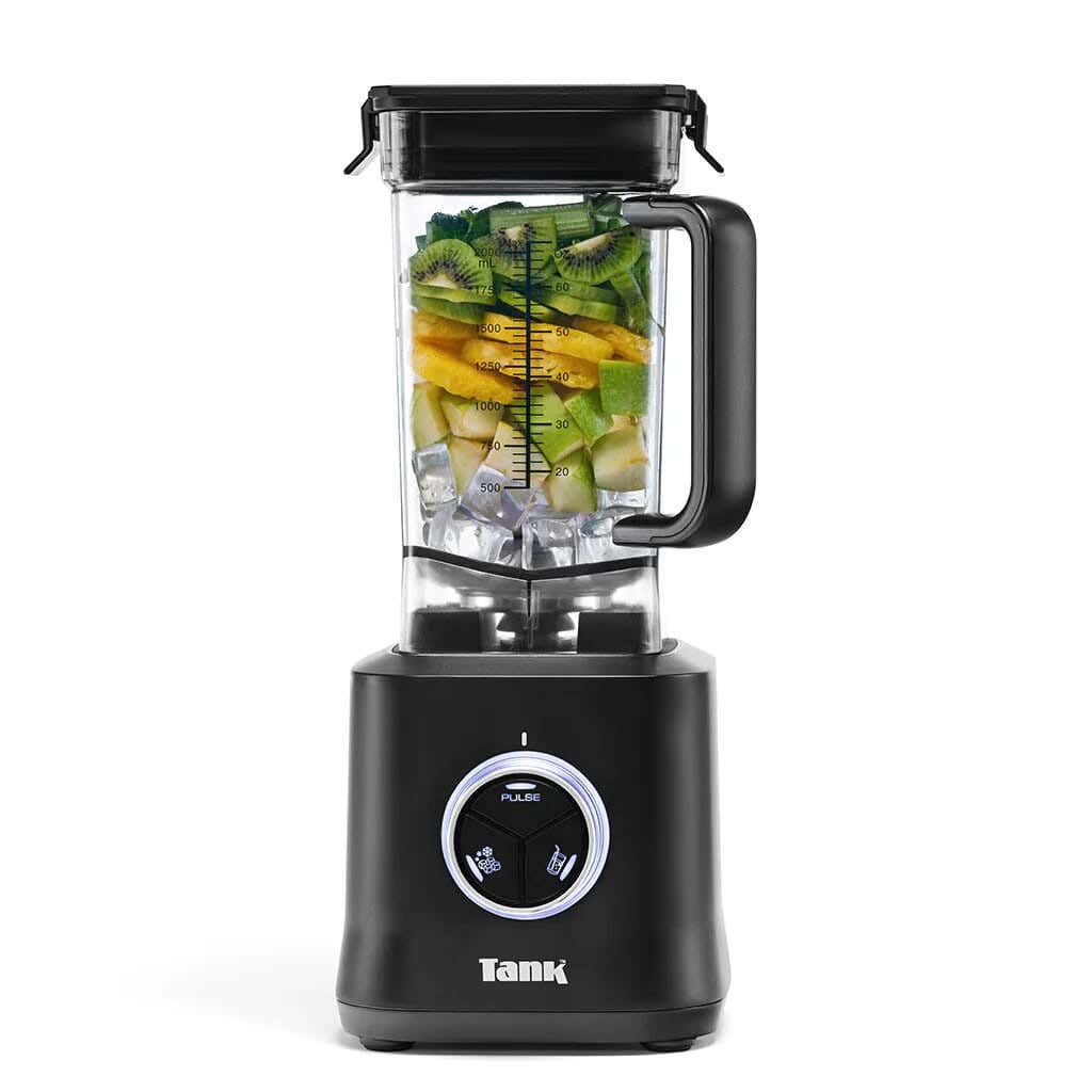 Electric Tank Blender, 2 Liters, 2000 Watts, YB-P22 - Black