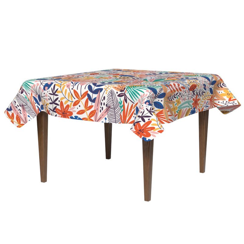 Polyester Tablecloth, 140×140 cm - Multicolor
