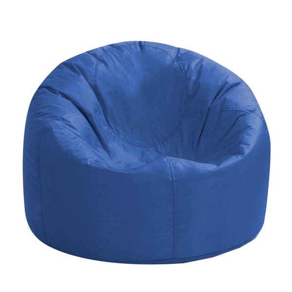Cozy Round Bean Bag, 75x60x55 cm - Blue