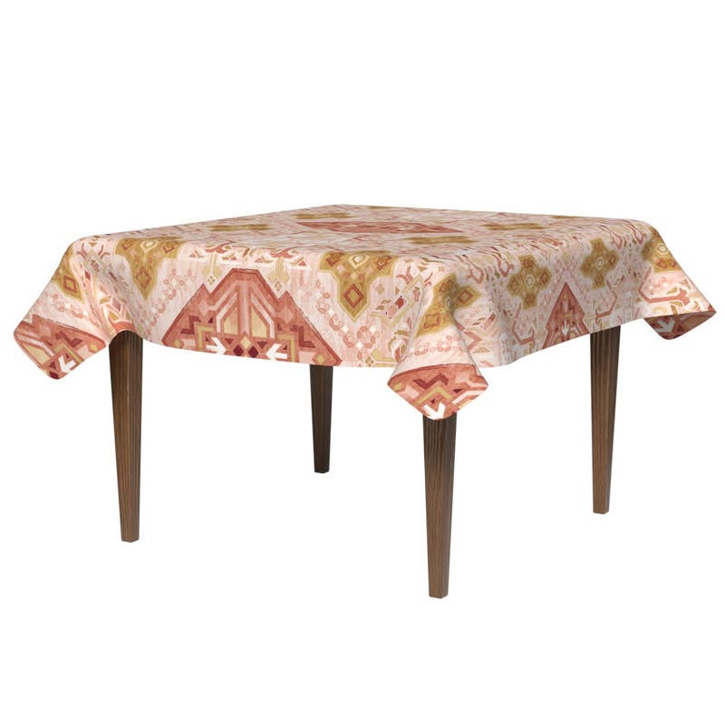 Polyester Tablecloth, 140×140 cm - Multicolor