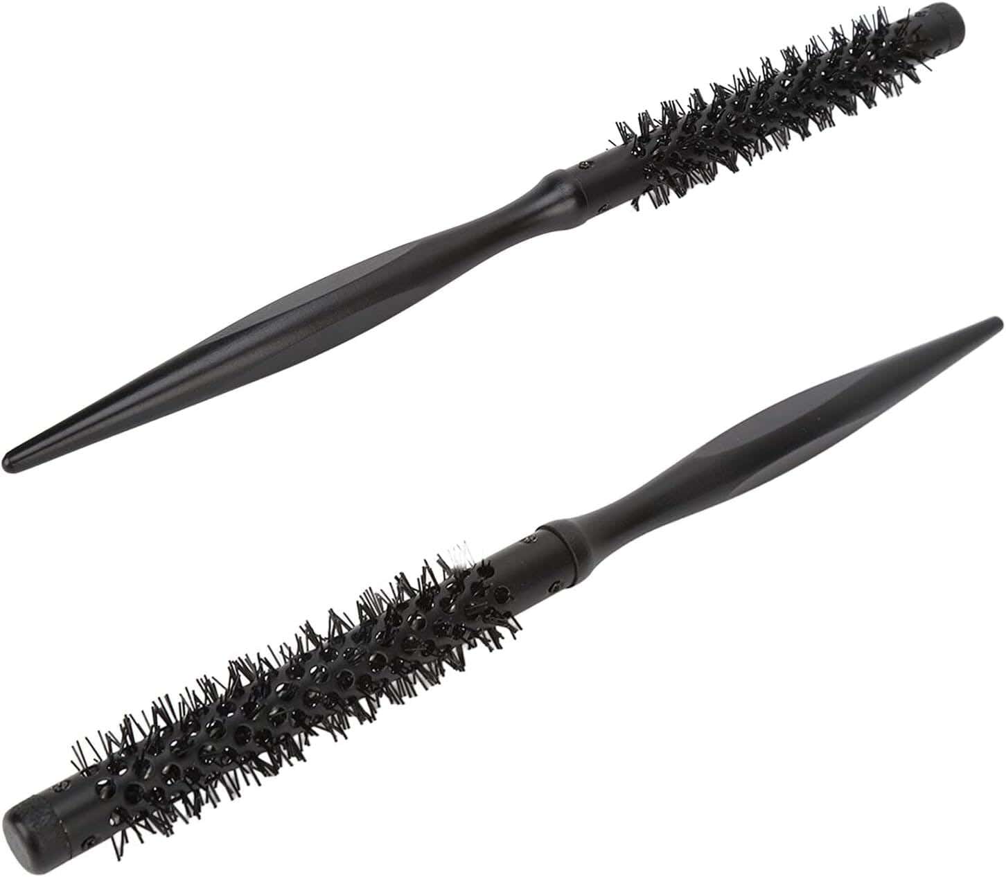 Hair dryer brush, 2 pieces - black