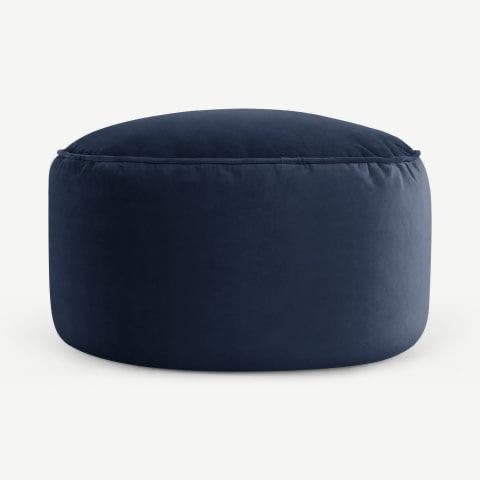 Waterbroof Medium Size Puff, 45×50×40 cm - Black