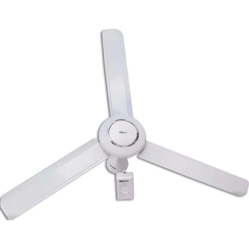 Black & White Ceiling Fan, 60 Inch, 5 Speeds, CF-6000 - White