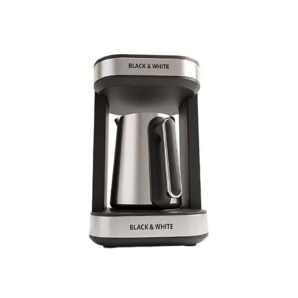 Black & White Turkish Coffee Maker, 400 Watts, 4 Cup Capacity, CM-310 S - Black Silver