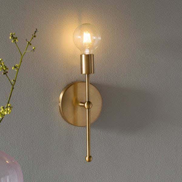 Wall Light Hanging Wall Light Hanging, 1 Lamp - Gold