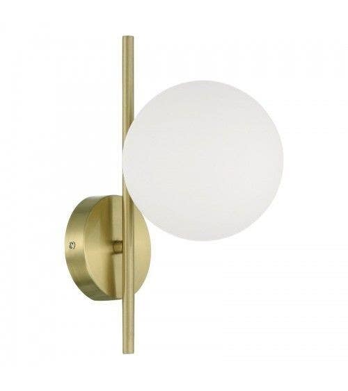 Wall Light Hanging, 1 Lamps, 25×15 cm - Gold