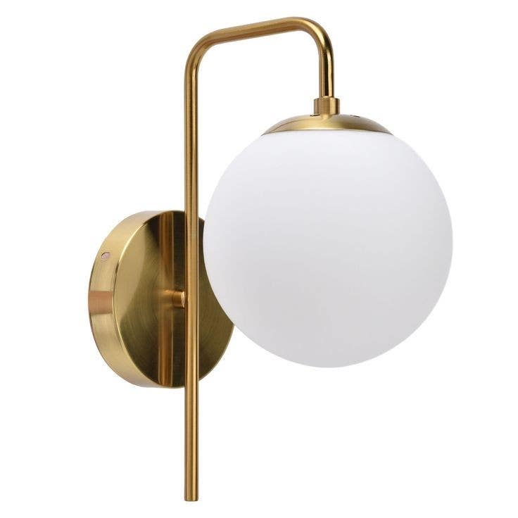 Wall Light Hanging, 1 Lamps, 30×15 cm - Gold