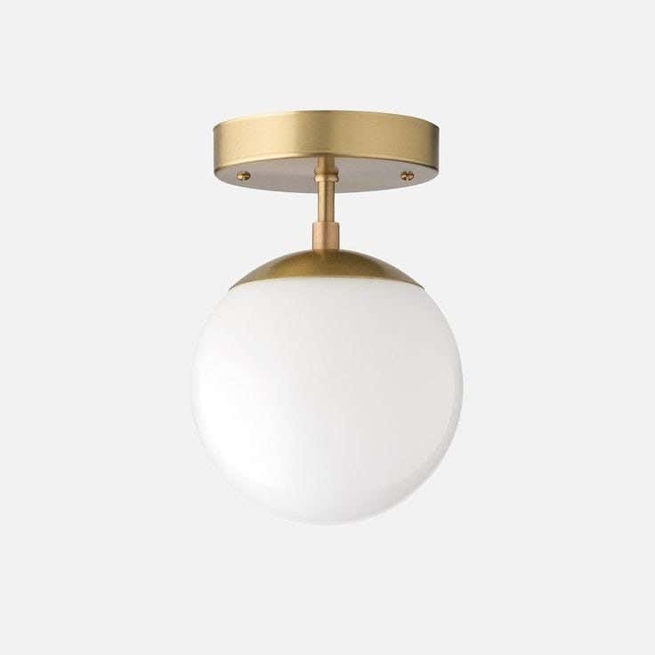 Ceiling Chandelier, 1 Lamp, 25×15 cm - Gold