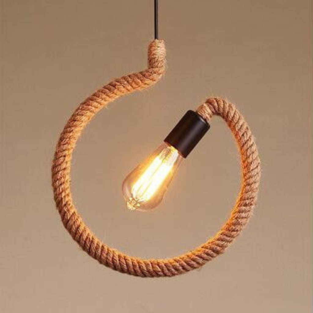 Ceiling Chandelier, 30×30 cm, 1 Lamp - Black