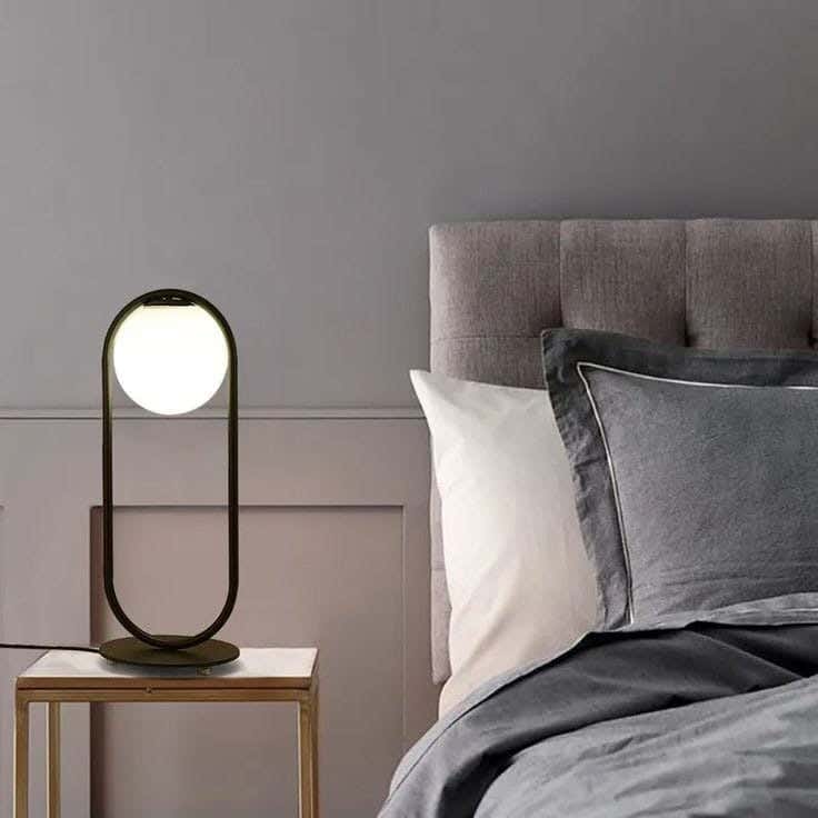 Metal lamps, 1 bulb, electrostatic paint - black