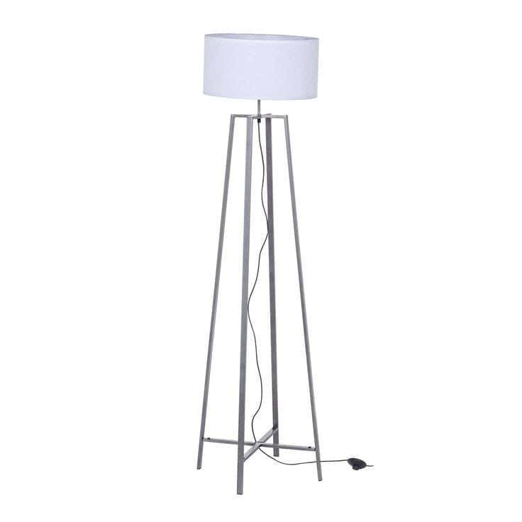 Metal lamps, 1 bulb, electrostatic paint - white