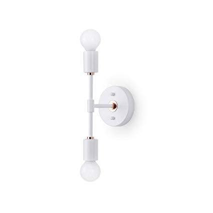 Wall Light Hanging , 2 Lamps - White