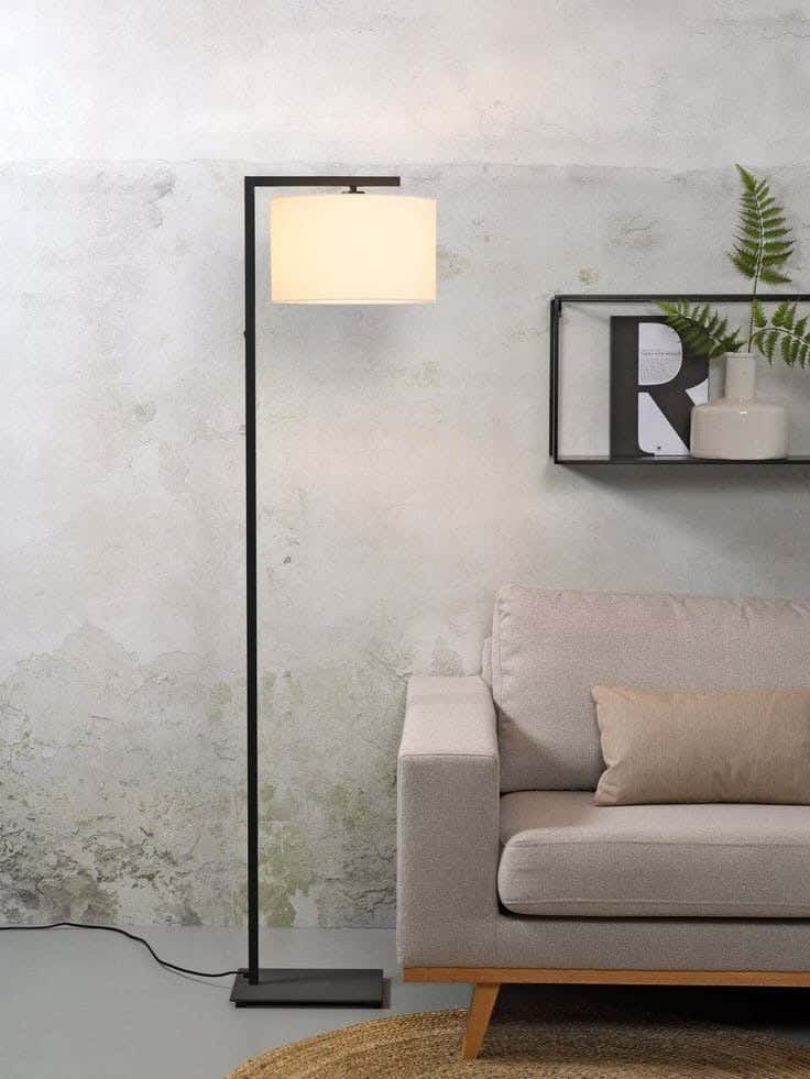 Metal lamps, 1 bulb, electrostatic paint - black