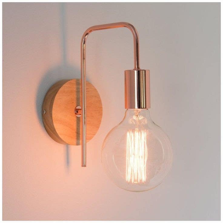 Wall Light Hanging , 1 Lamps - Gold